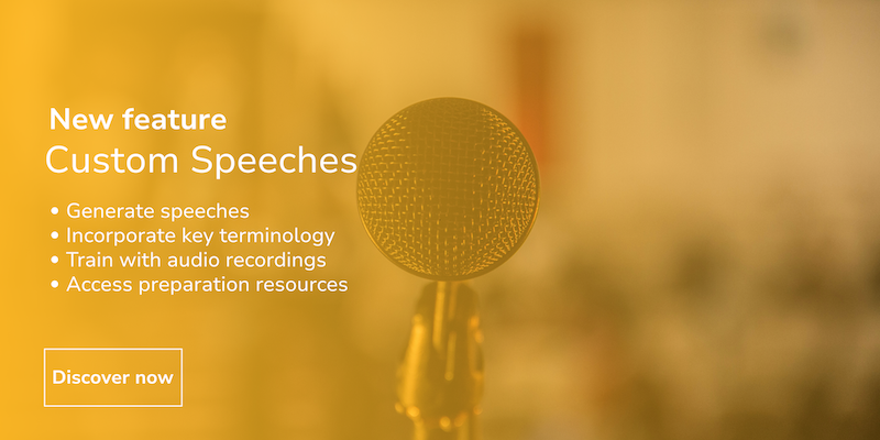 AI speeches traning interpreting