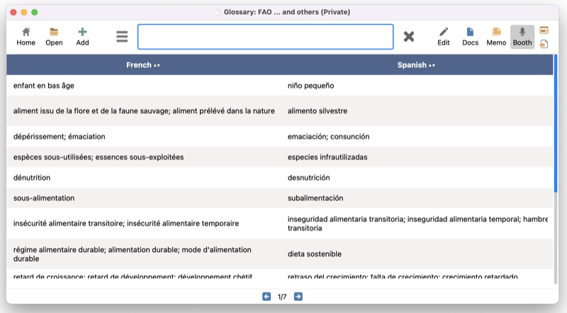 Look up terms in the booth while interpreting